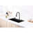 304 Stainless Steel Flying Rain Waterfall Sink - Kitchen Basin For Vegetable Wash Gray Nano Resilient Single Slot Use-124185532