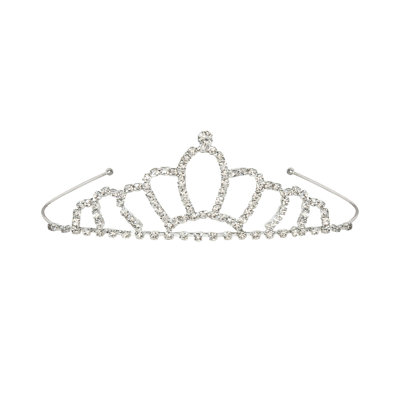 Diadème royal en strass - paquet de 6