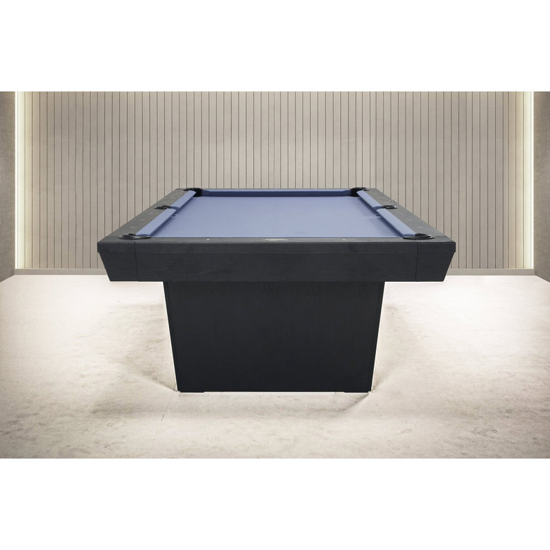 Kaci 8' Slate Pool Table In Black Ash