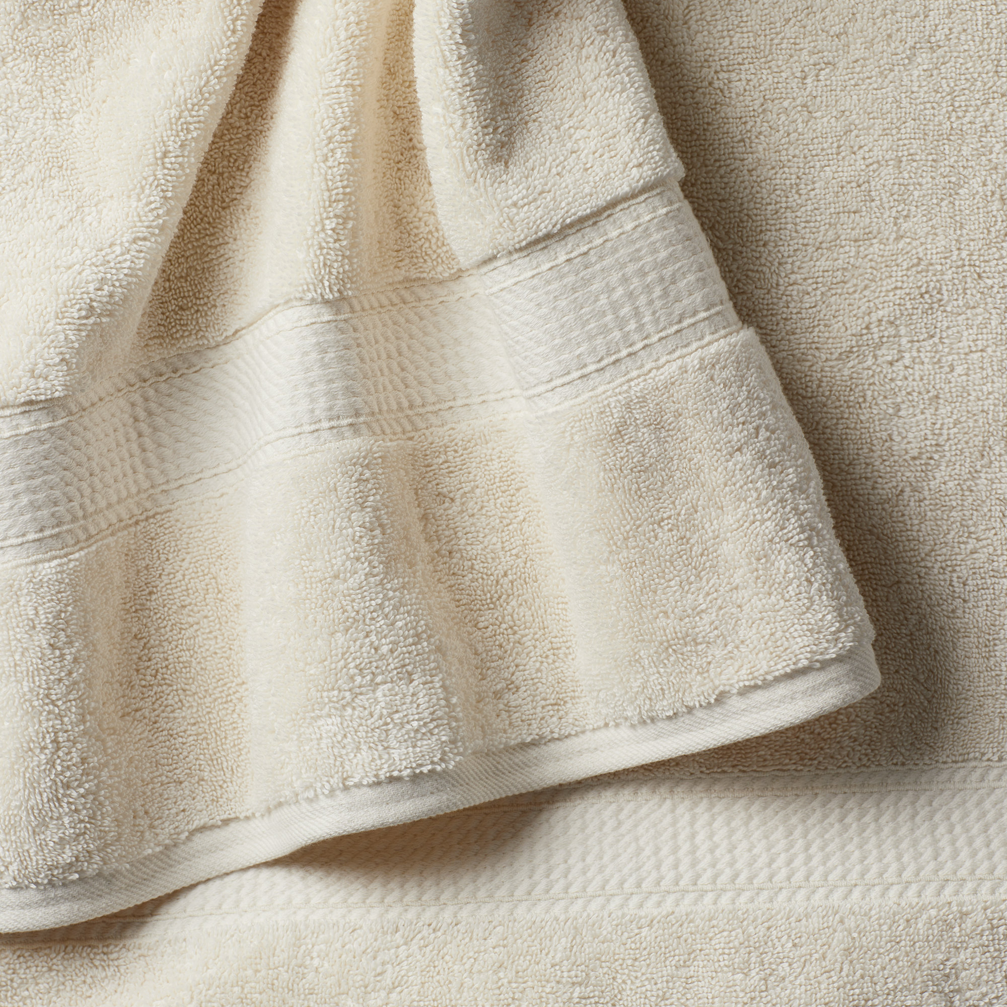 Payten Classic Certified Egyptian Cotton Hand Towel, Ivory