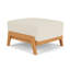 Alpine Rectangle Outdoor Teak Ottoman Patio Ottoman-350650932