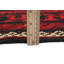 Tapis unique rouge à motif tribal 4 x 7 po One-of-a-Kind