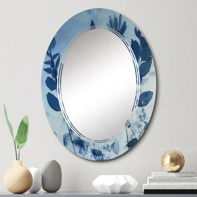 Khaja - Miroir mural moderne ovale