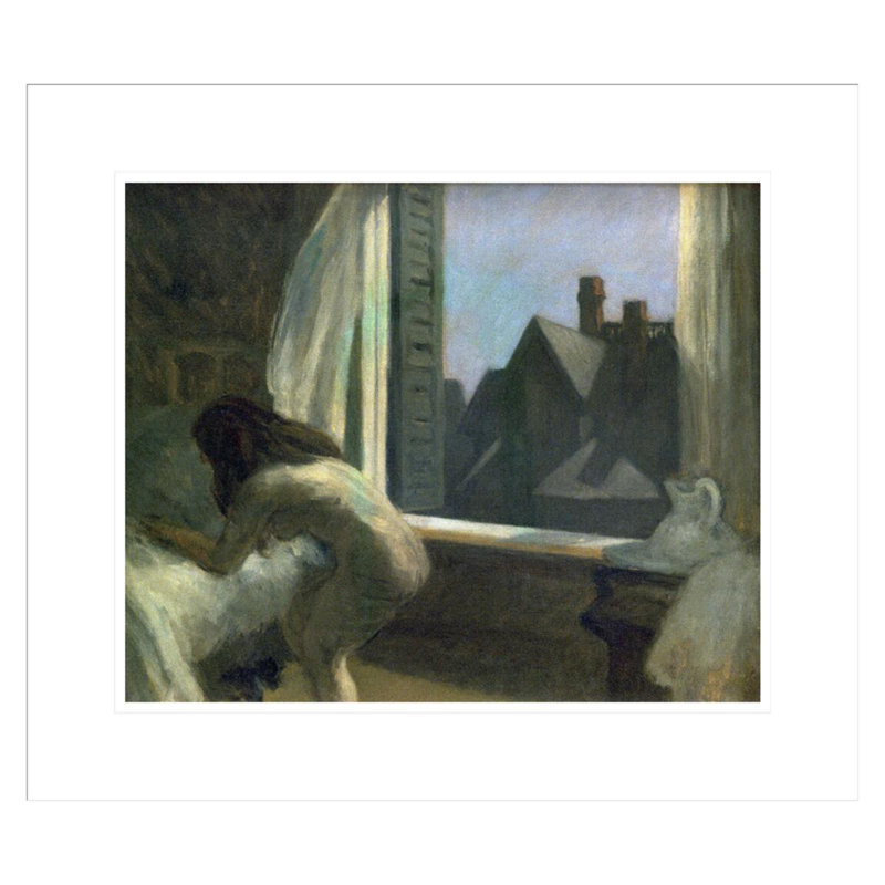 «Moonlight Interior» par Edward Hopper - impression giclée encadrée, H 17,75 po x l 20,4 po
