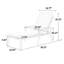 Chaise longue en fonte d'aluminium-169196577