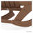 POLYWOOD Nautical Adirondack Rocking Chair-50289052