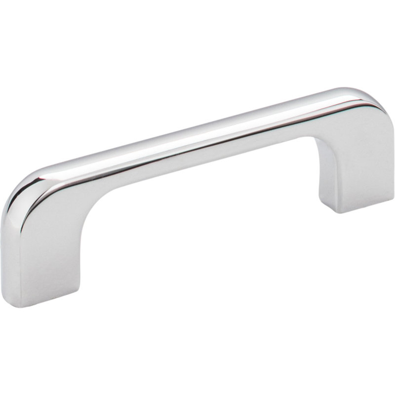 Alvar Bar Pull, Polished Chrome, 3"