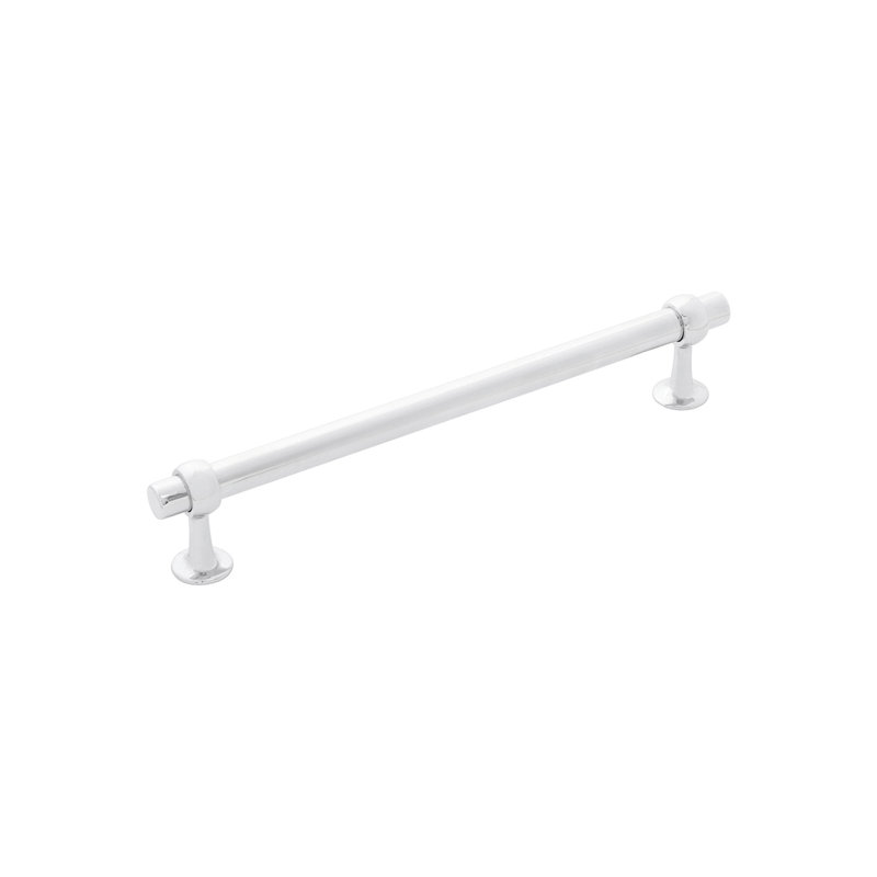 Ostia Collection Pull, 7 14/25", Chrome