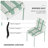 Stackable Patio Dining Chairs, Pp Metal Modern 4 Pack For Patio Dining