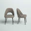 Chaise d'appoint rembourrée Etna-494598780