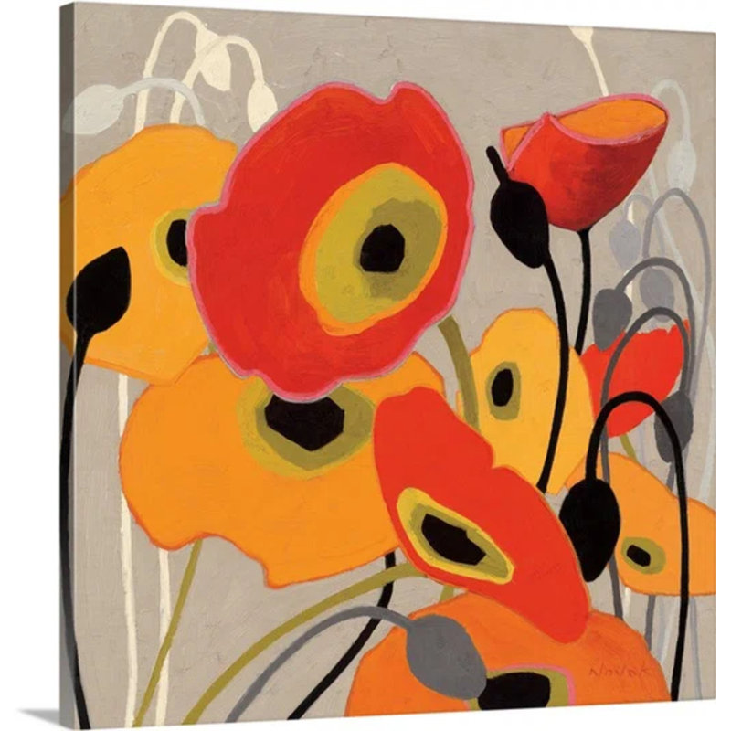 « i » par shirley novak, reproduction d’art Mango Tango, H 24 po x l 24 po, Toile tendue, Sans cadre