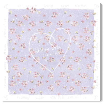 Lilac Spring Fashion Print by Oliver Gal