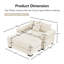 Chaise d'appoint avec repose-pieds-115148178
