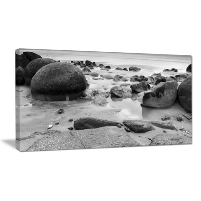 Moeraki Boulders - Wrapped Canvas Photograph