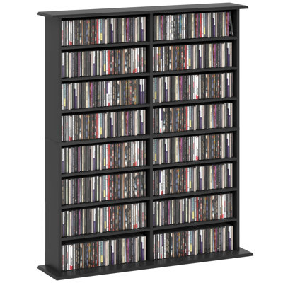 123.7cm H Media Shelves