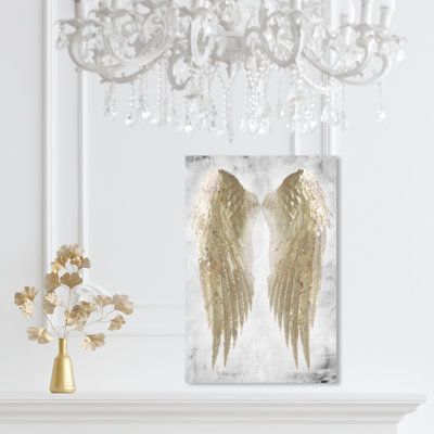 Victorino " Wings of Angel Gold " Graphic Art Print
