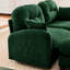2 canapé en chenille avec dossier plissé, haut, douillet, chenille douce modulaire, coussin, s'adapter à-606322396-606322399