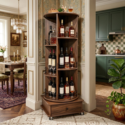 Wine Bottle & Glass Rack