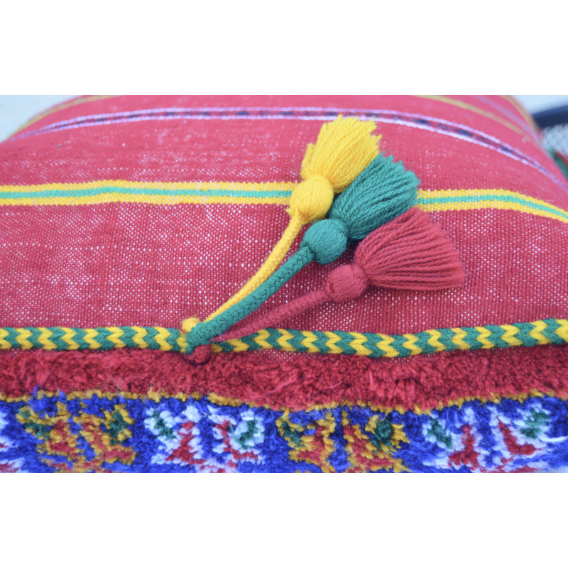 Tassels Wool Throw Pillow