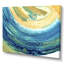 «Blue and Yellow Brush Waves», reproduction sur toile-67339382-67339391