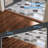0.14" Thick x 1.57" Wide x 120" Length Self Adhesive Vinyl Strip for Joining Floor Gaps, Carpet Thresholds-90340985