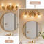 Éclairage de meuble-lavabo brossé 3 lumières-1373507