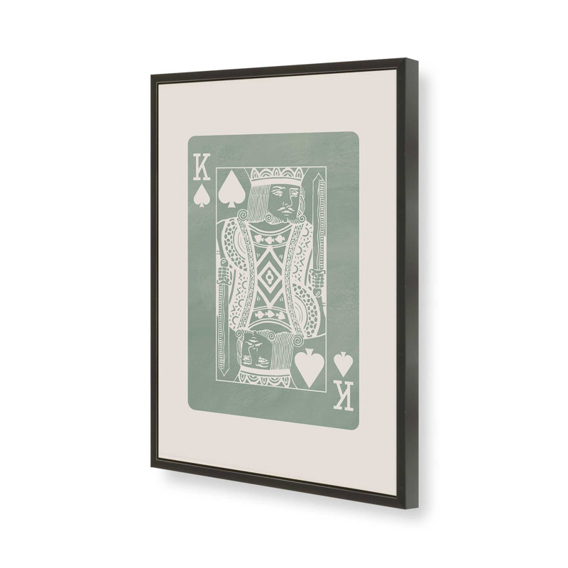 Impression de carte «Sage King», Noir satiné, H 15 po x l 12 po