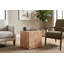 Table d'appoint carrée - Table basse et table de chevet moderne en bois aggloméré 15,7 po