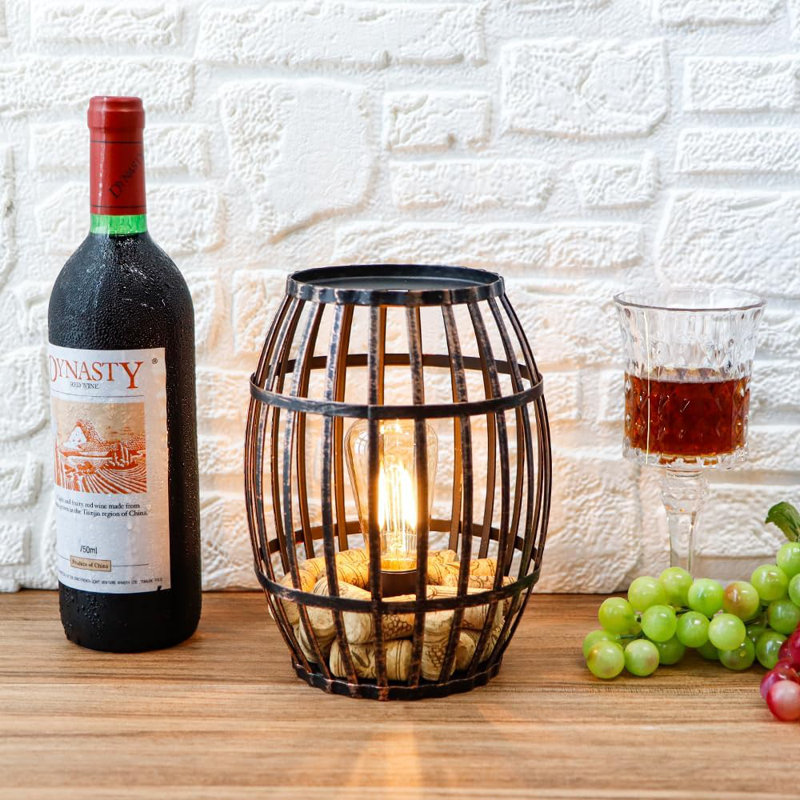Metal Wine Cork Lamp