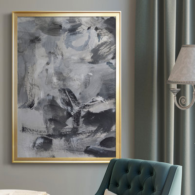«Black & White Mix I», reproduction sur toile encadrée