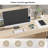 Jaquai Rectangle Manufactured Wood Reception Desk With Filing Cabinet