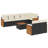 Vidaxl Garden Sofa Set Black, Cream White