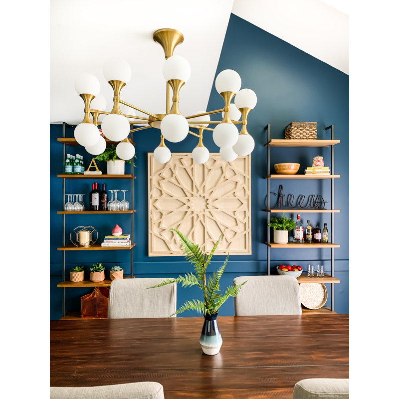 Astoria 20 - Light Chandelier, Aged Brass