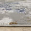 Tapis gris abstrait à motif abstrait tissé à la machine 8 pi x 11 pi-2030358859