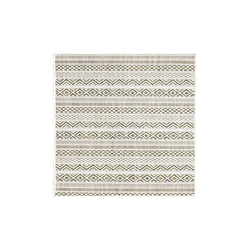 Striped Indoor / Outdoor Rug, Rectangle 2' x 3'1"