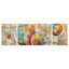 Moving Magic - 3 Piece No Frame Panoramic Painting on Canvas