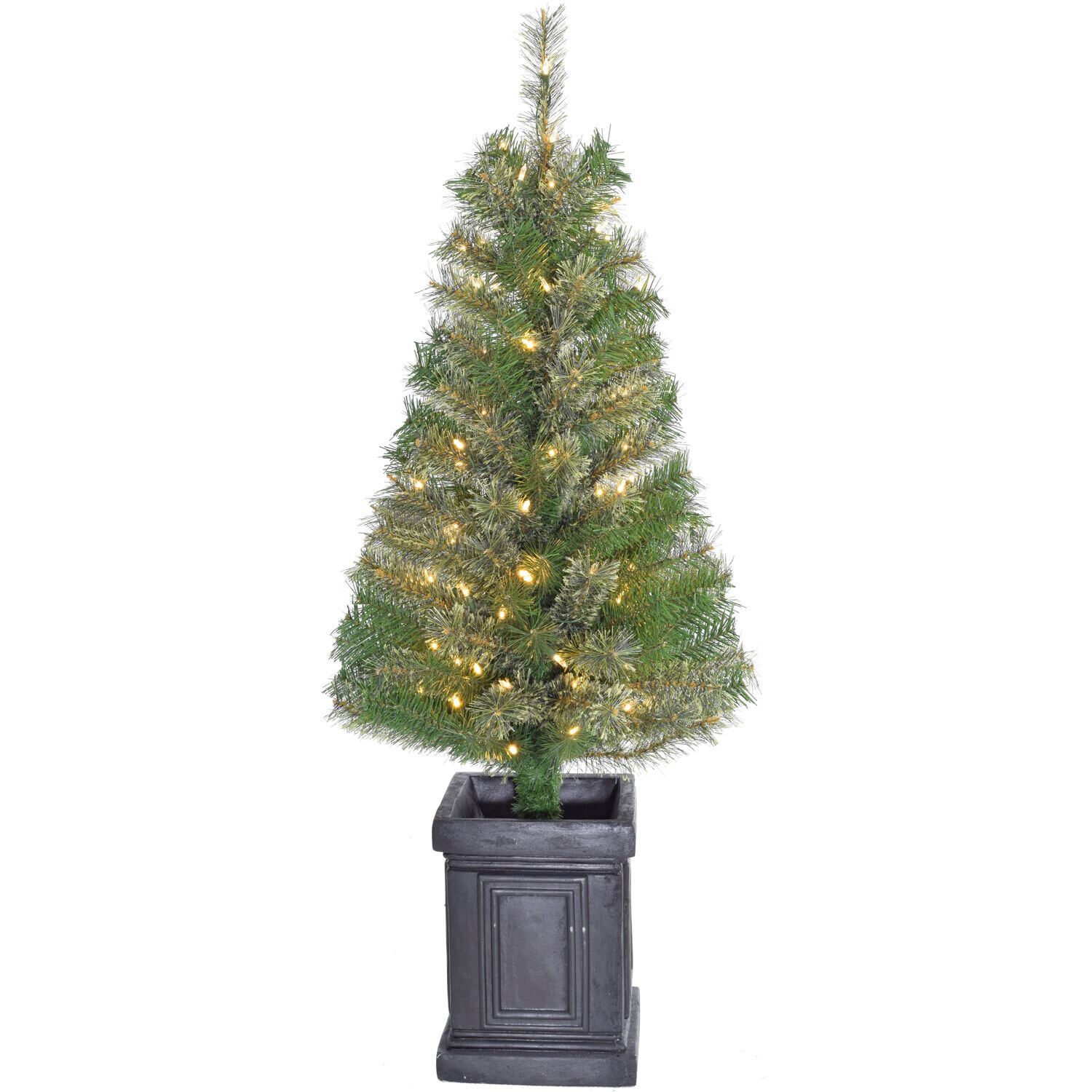 The Holiday Aisle® Porch Accent 4' Green Pine Artificial Christmas Tree ...