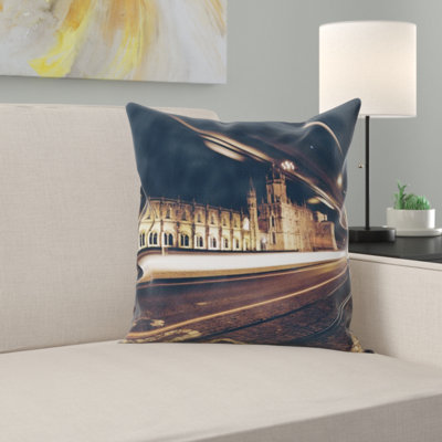 Microsuede Throw Pillow