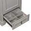Meuble-lavabo de salle de bain avec lavabo en céramique, porte à fermeture en douceur, tablette ajustable en forme de U-390830716