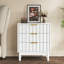 Commode 3 tiroirs avec panneau cannelé-430585834