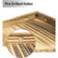 Tablettes d'angle murales, style rustique campagnard