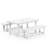 Julian High Density Polyethylene Outdoor Dining Stool 4-Piece Set