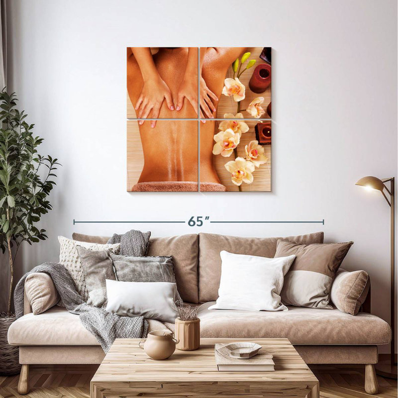 Massage relaxant du dos Kerrick, H 38 po x l 38 po