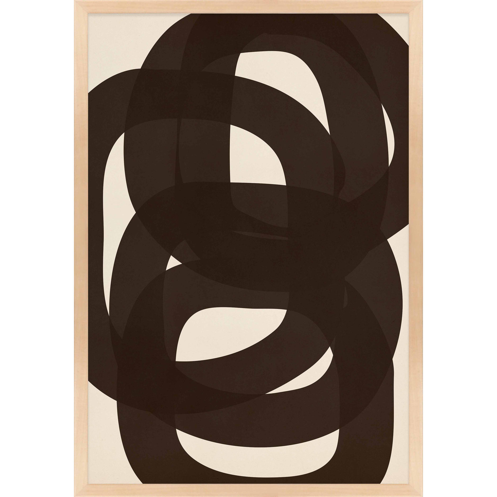 Circular Harmony by Romina Gadler, 20" H x 14" W x 1.25" D, Maple Framed Paper