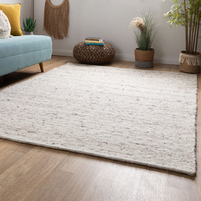 Orlean Wool Hand Woven Dhurrie Area Rug