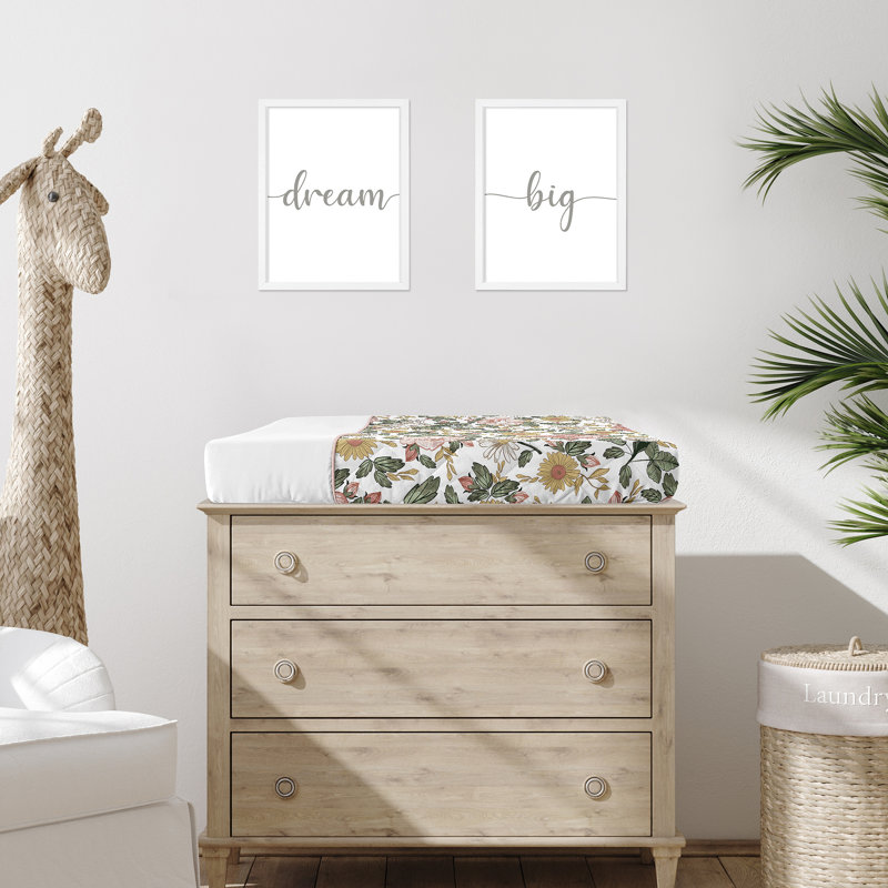 Housse de matelas à langer Vintage Floral