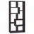 8-shelf Cappuccino Geometric Bookcase-1370298178