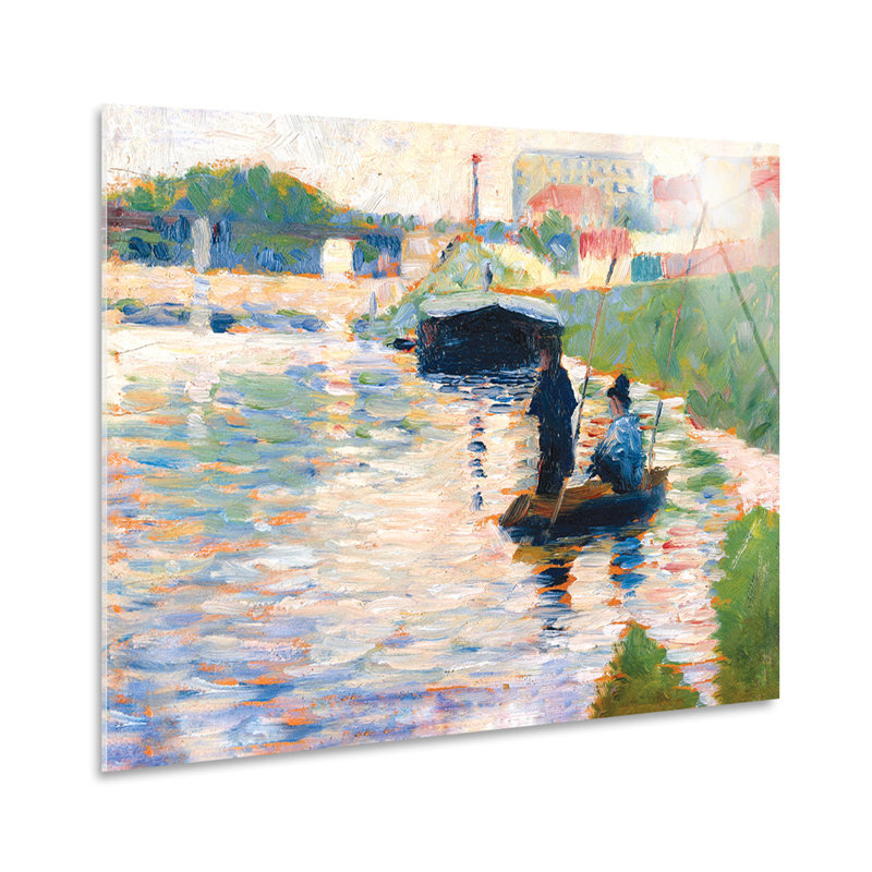 Georges Seurat-View of the Seine-Horizontal, Plastic/Acrylic, 70cm H x 100cm W