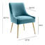 Chaise d'appoint rembourrée avec revêtement en velours Rizo-680038346-680038340