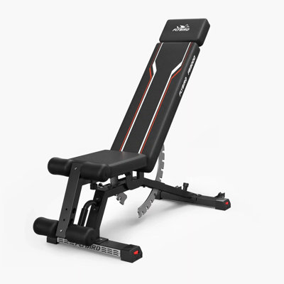 FED Fitness Flybird Series WB8 Powerlifting Weight Bench, 1200 lb Capacity, 12 in Extra-Wide Pad